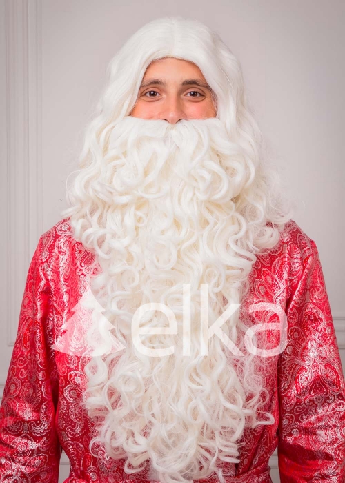 НАБОР БОРОДА И ПАРИК ДЕДА МОРОЗА ЭКОНОМ