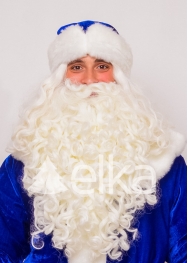 ШАПКА ДЕДА МОРОЗА СИНЯЯ