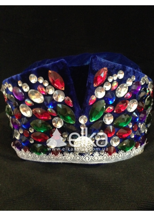 ШАПКА ДЕДА МОРОЗА КОРОЛЕВСКАЯ