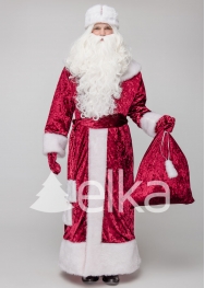 КОСТЮМ ДЕДА МОРОЗА МРАМОР БОРДО