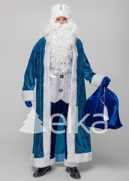 КОСТЮМ ДЕДА МОРОЗА ЮРЬЕВСКИЙ СИНИЙ КОСТЮМ ДЕДА МОРОЗА ЮРЬЕВСКИЙ СИНИЙ