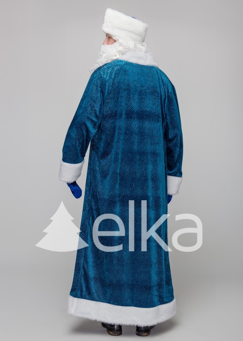 КОСТЮМ ДЕДА МОРОЗА ЮРЬЕВСКИЙ СИНИЙ