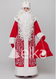 КОСТЮМ ДЕДА МОРОЗА ПОЛЮС РОСПИСЬ