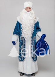 КОСТЮМ ДЕДА МОРОЗА ЗНАМЕНСКИЙ СИНИЙ