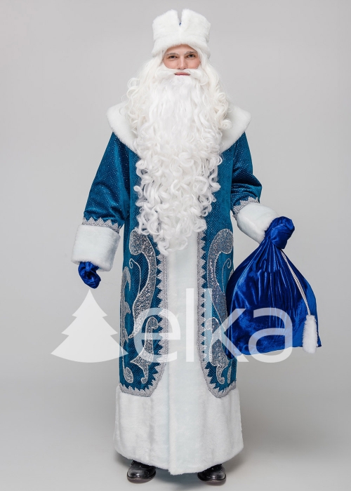 КОСТЮМ ДЕДА МОРОЗА ЗНАМЕНСКИЙ СИНИЙ КОСТЮМ ДЕДА МОРОЗА ЗНАМЕНСКИЙ СИНИЙ