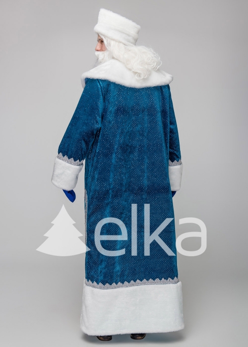 КОСТЮМ ДЕДА МОРОЗА ЗНАМЕНСКИЙ СИНИЙ