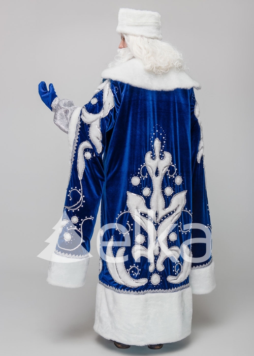 КОСТЮМ ДЕДА МОРОЗА КНЯЖСКИЙ СИНИЙ