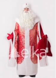 КОСТЮМ ДЕДА МОРОЗА БОЯРСКИЙ КРАСНЫЙ