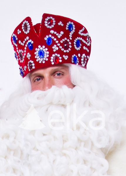 ШАПКА ДЕДА МОРОЗА ЦАРСКАЯ