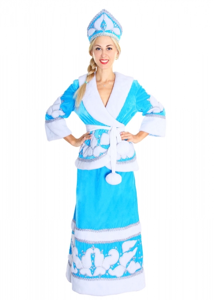 КОСТЮМ СНЕГУРОЧКИ НЕБО